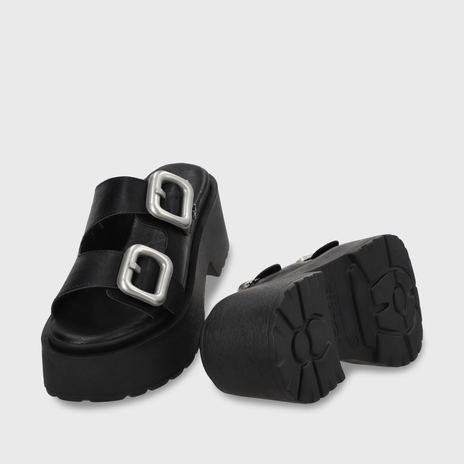 SANDALIA PLATAFORMA NEGRA MUJER GOTTA 45985 - 8