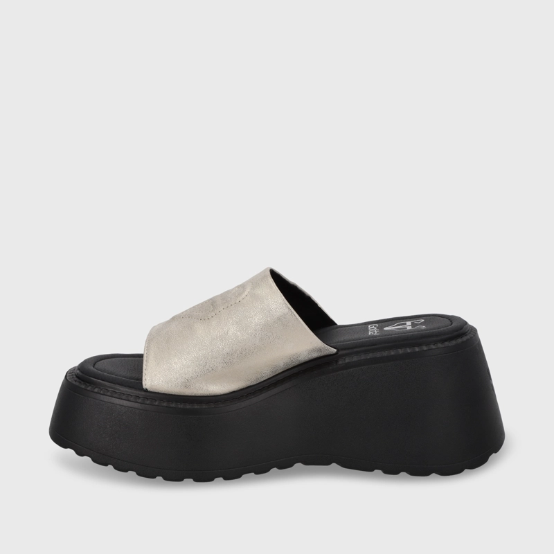 SANDALIA PLATAFORMA DORADA MUJER GOTTA 53720 - 4