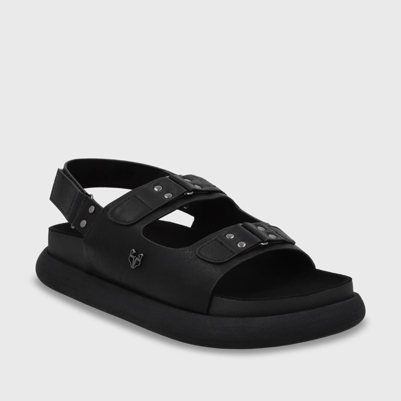 SANDALIA PLANO MUJER GOTTA NEGRO 53701 - 3