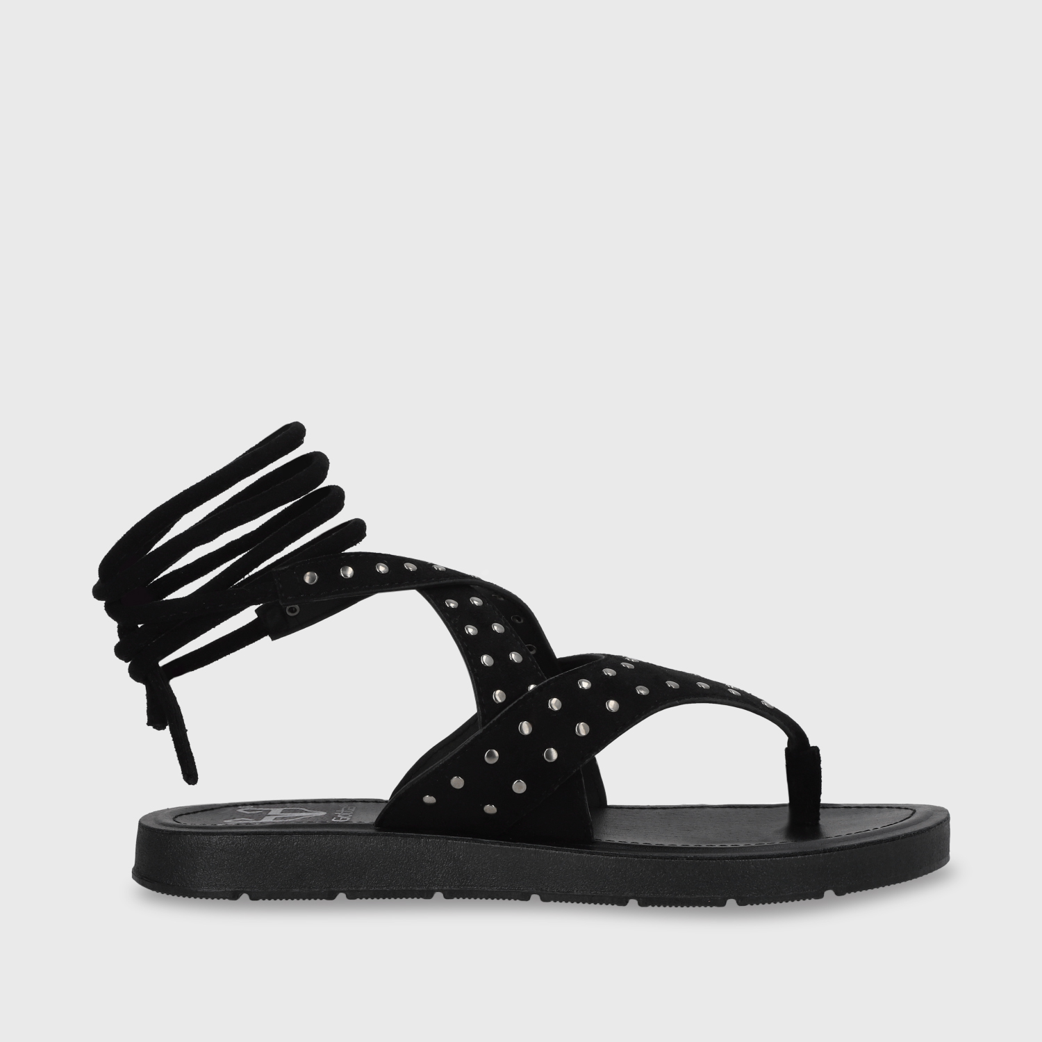 SANDALIA PLANO MUJER GOTTA NEGRO 13257 - 2