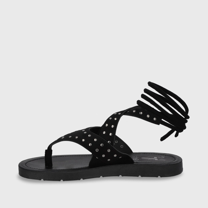SANDALIA PLANO MUJER GOTTA NEGRO 13257 - 5