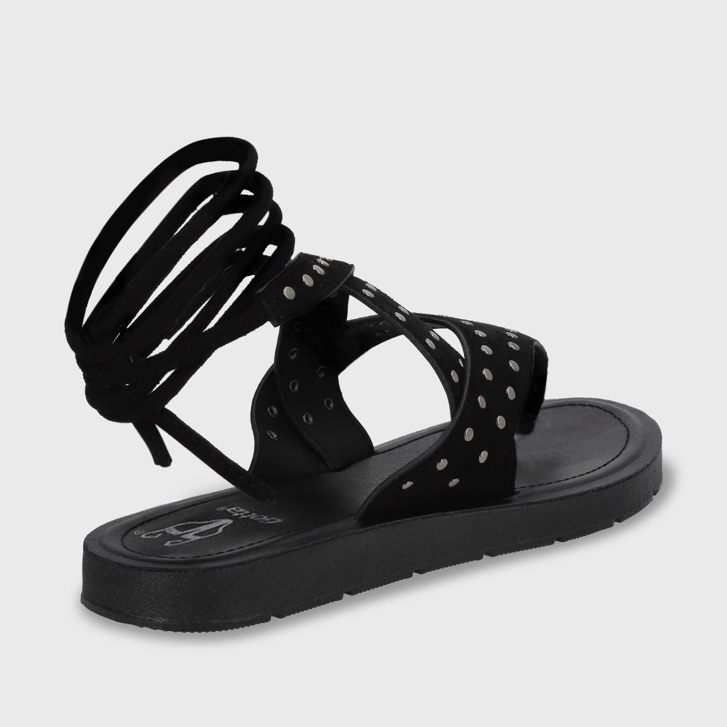 SANDALIA PLANO MUJER GOTTA NEGRO 13257 - 6