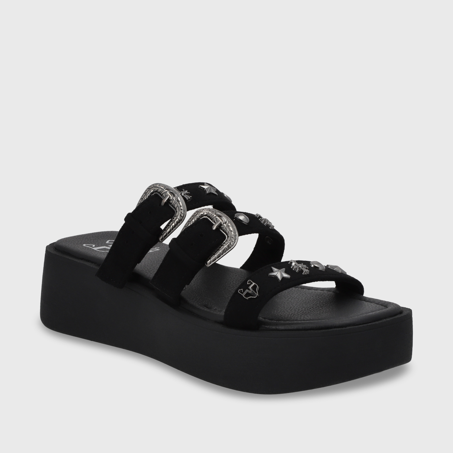 SANDALIA PLATAFORMA NEGRA MUJER GOTTA 53732 - 3