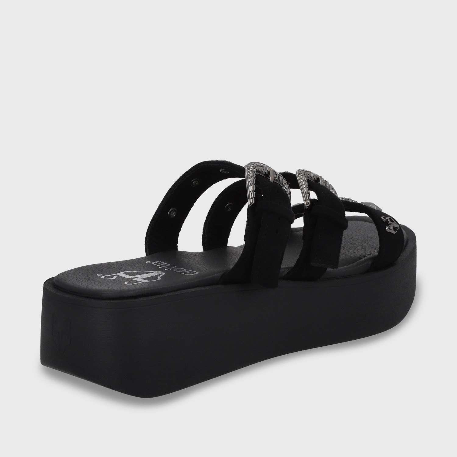 SANDALIA PLATAFORMA NEGRA MUJER GOTTA 53732 - 6
