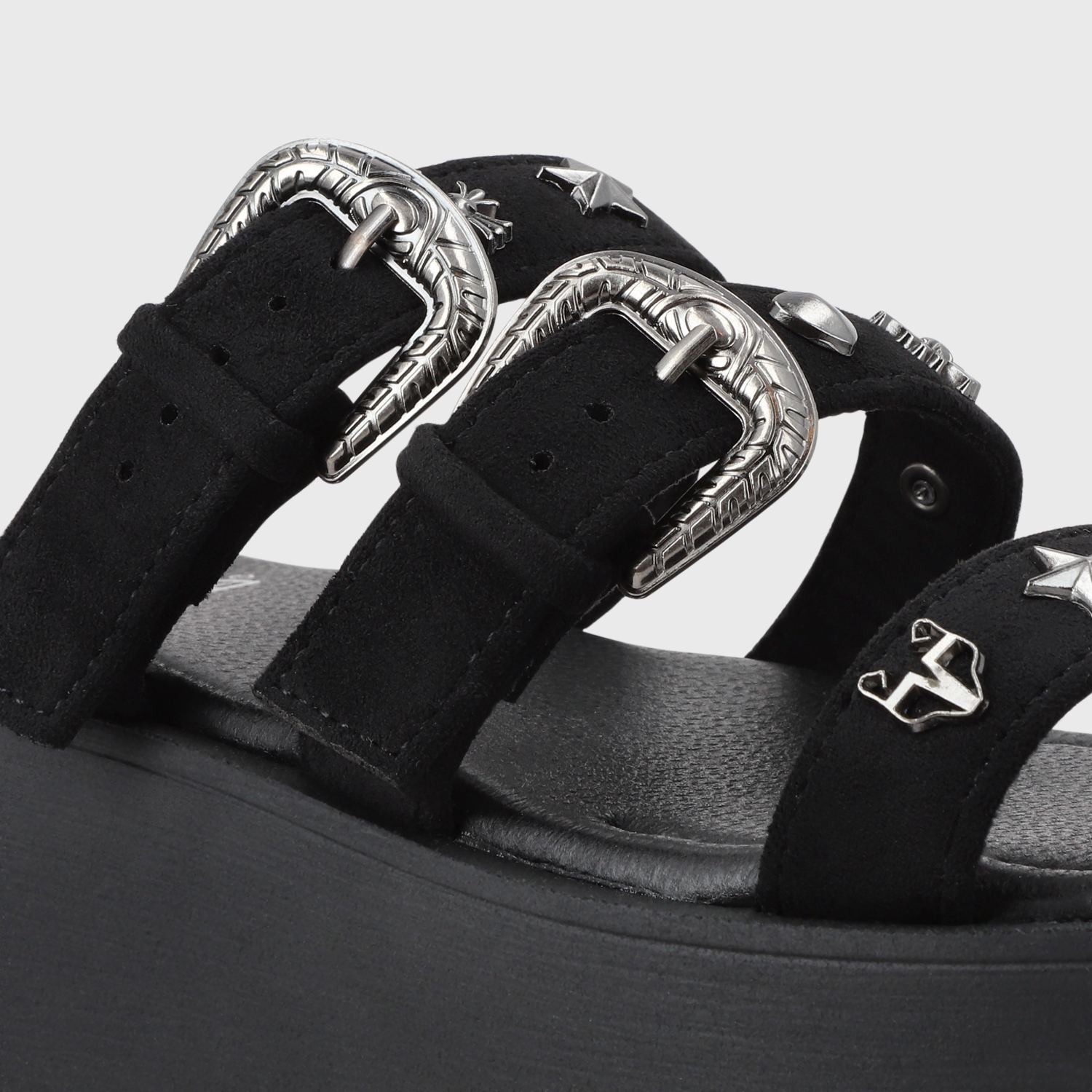 SANDALIA PLATAFORMA NEGRA MUJER GOTTA 53732 - 7
