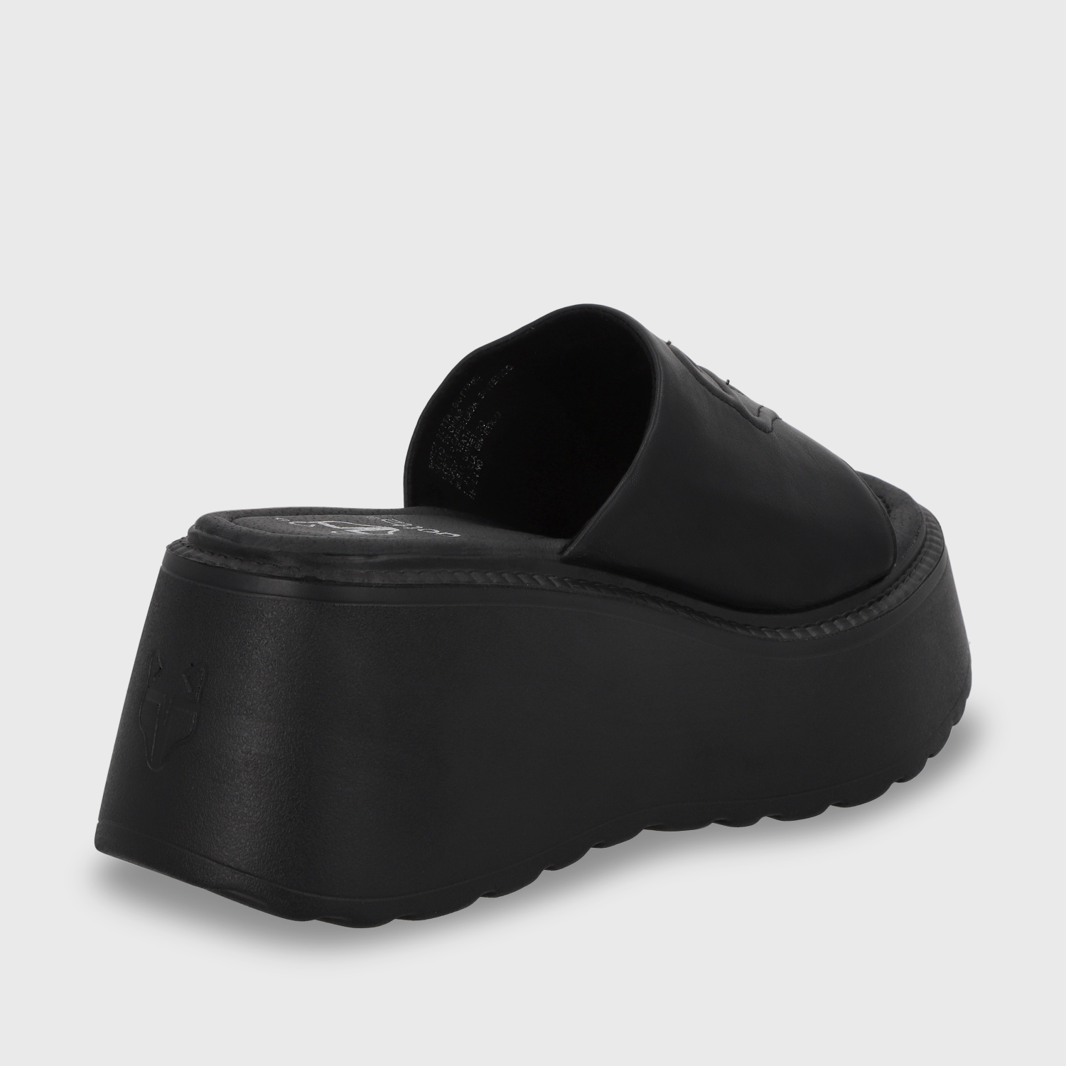 SANDALIA PLATAFORMA NEGRA MUJER 53720 - 6