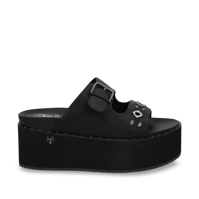SANDALIA PLATAFORMA MUJER GOTTA NEGRO 1566D - 1