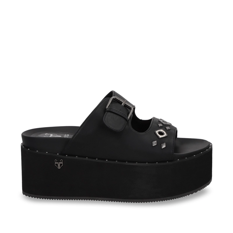 SANDALIA PLATAFORMA MUJER GOTTA NEGRO 1566D - 1