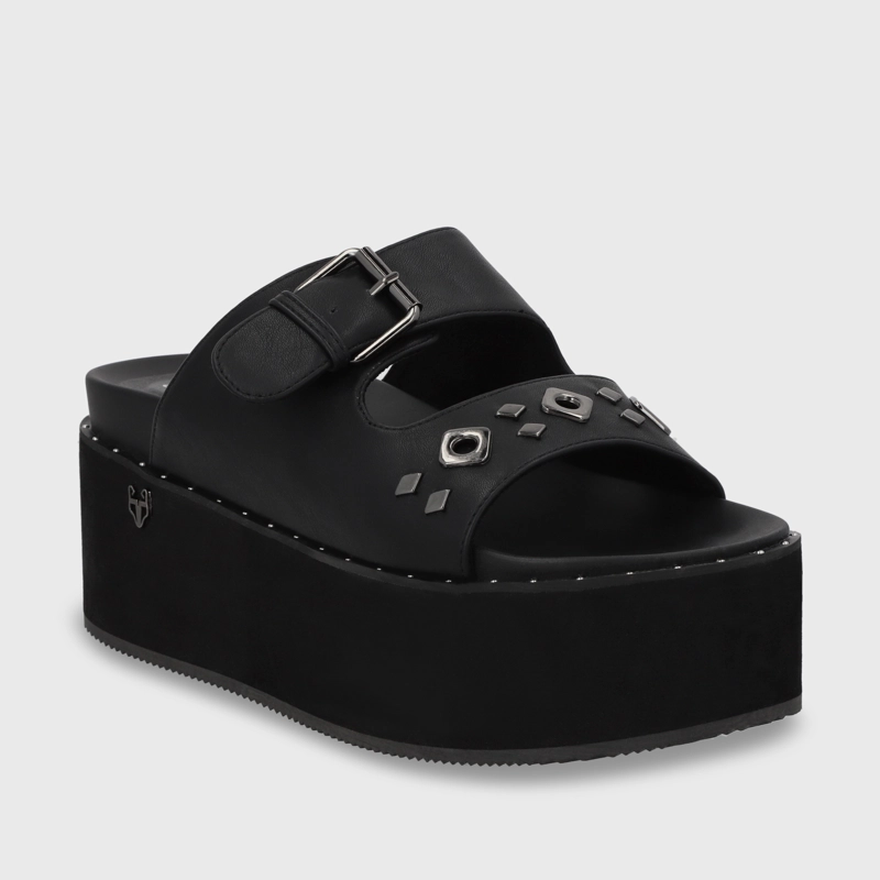 SANDALIA PLATAFORMA MUJER GOTTA NEGRO 1566D - 3