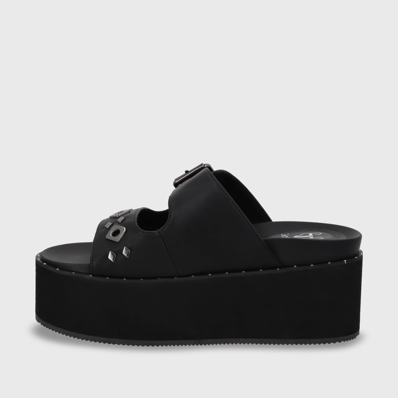 SANDALIA PLATAFORMA MUJER GOTTA NEGRO 1566D - 5