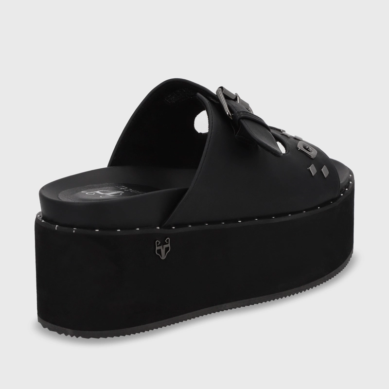 SANDALIA PLATAFORMA MUJER GOTTA NEGRO 1566D - 6