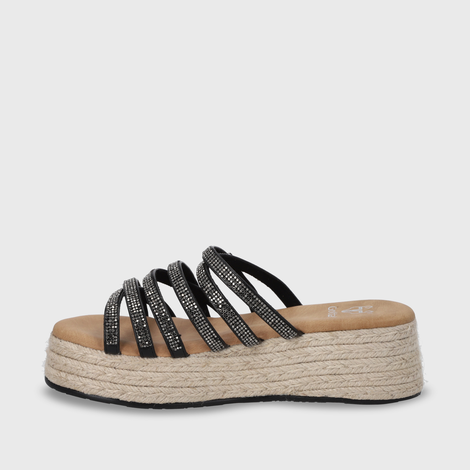 SANDALIA PLATAFORMA NEGRO MUJER 55972 - 5