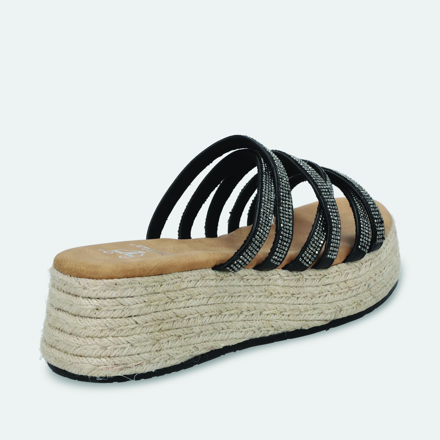 SANDALIA PLATAFORMA NEGRO MUJER 55972 - 6