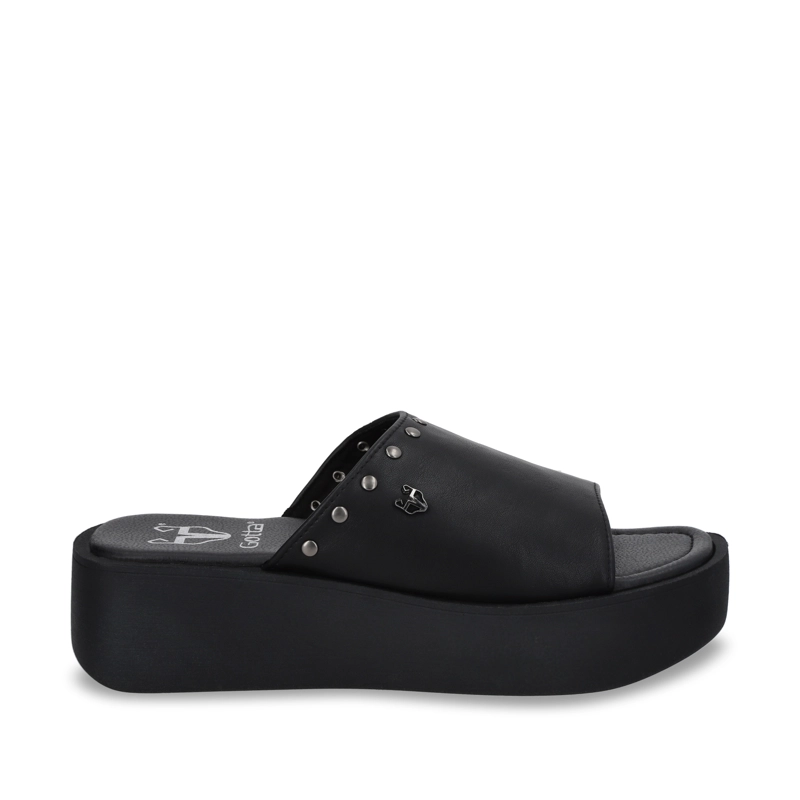 SANDALIA PLATAFORMA MUJER GOTTA NEGRO 53730 - 1