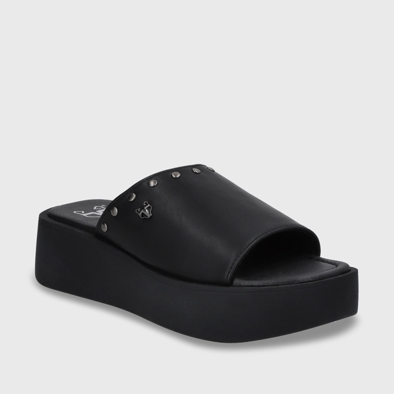 SANDALIA PLATAFORMA MUJER GOTTA NEGRO 53730 - 3