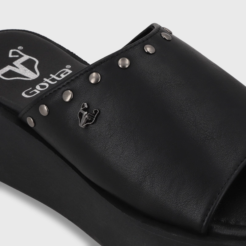 SANDALIA PLATAFORMA MUJER GOTTA NEGRO 53730 - 7