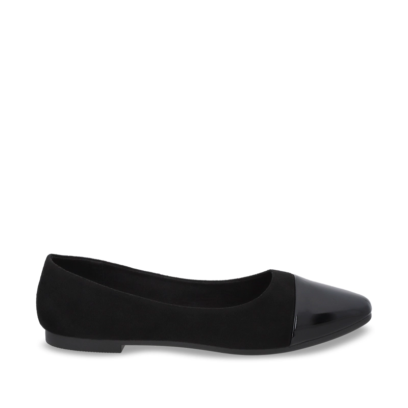 BALLERINA PLANA NEGRA MUJER 54020 - 1