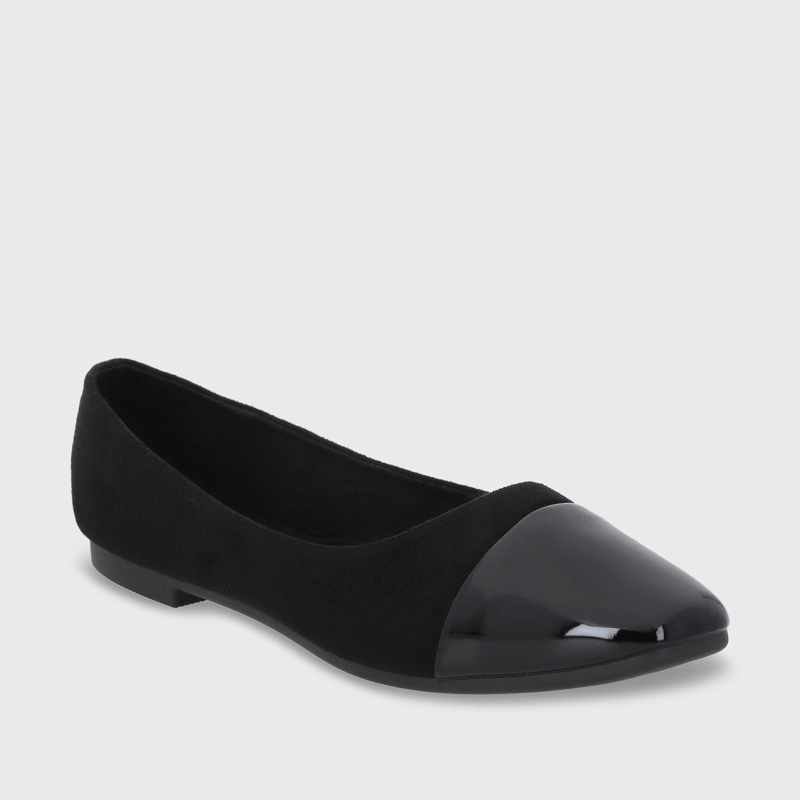 BALLERINA PLANA NEGRA MUJER 54020 - 3