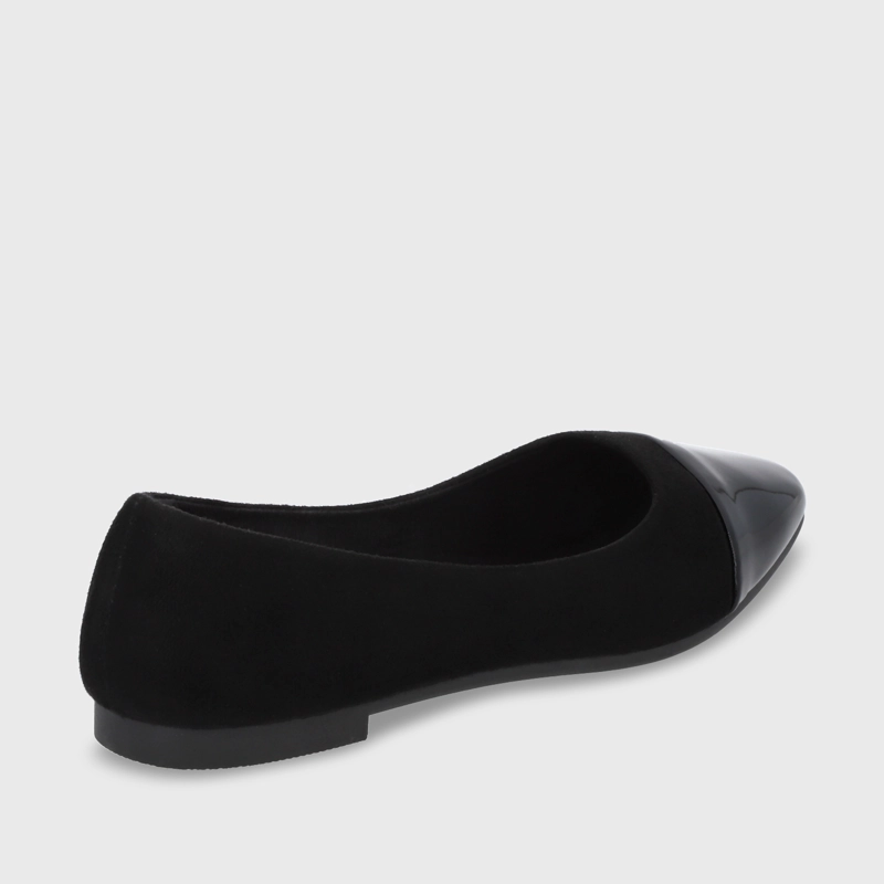 BALLERINA PLANA NEGRA MUJER 54020 - 6