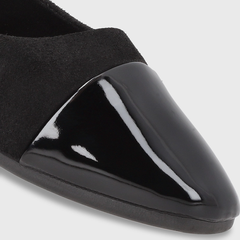 BALLERINA PLANA NEGRA MUJER 54020 - 7