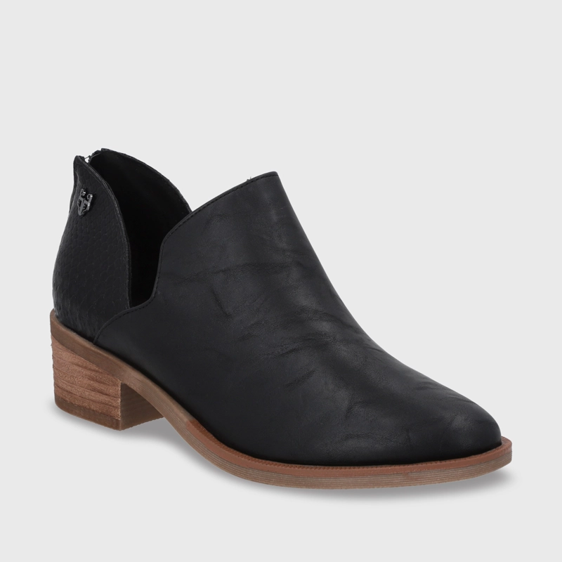 ZAPATO TACO NEGRO MUJER 43108 - 3