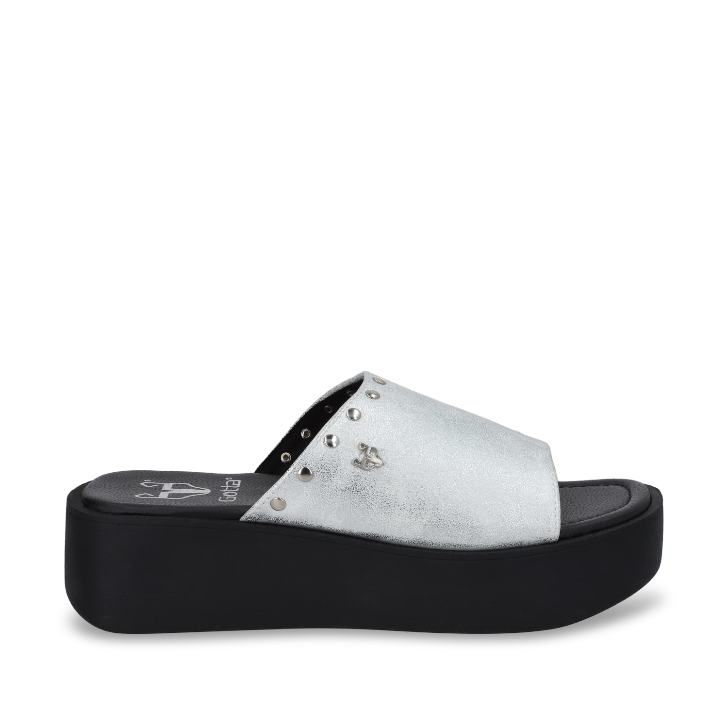 SANDALIA PLATAFORMA MUJER GOTTA PLATEADO 53730 - 1