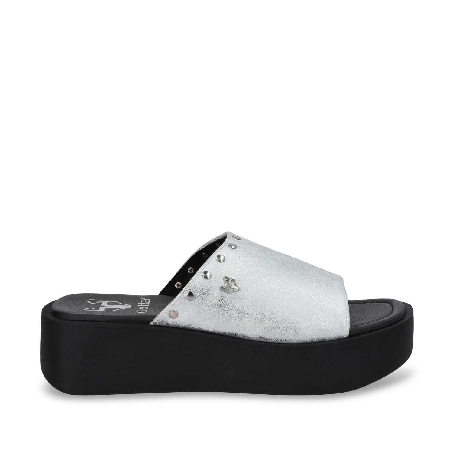 SANDALIA PLATAFORMA MUJER GOTTA PLATEADO 53730 - 1