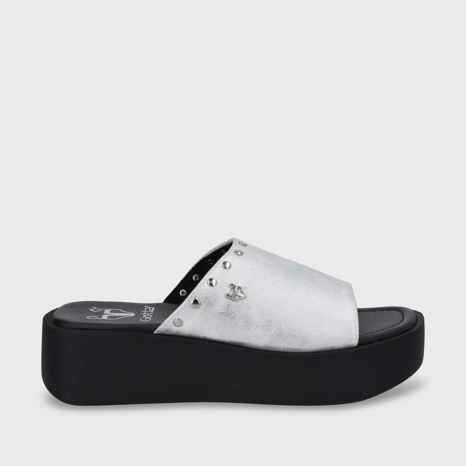 SANDALIA PLATAFORMA MUJER GOTTA PLATEADO 53730 - 2