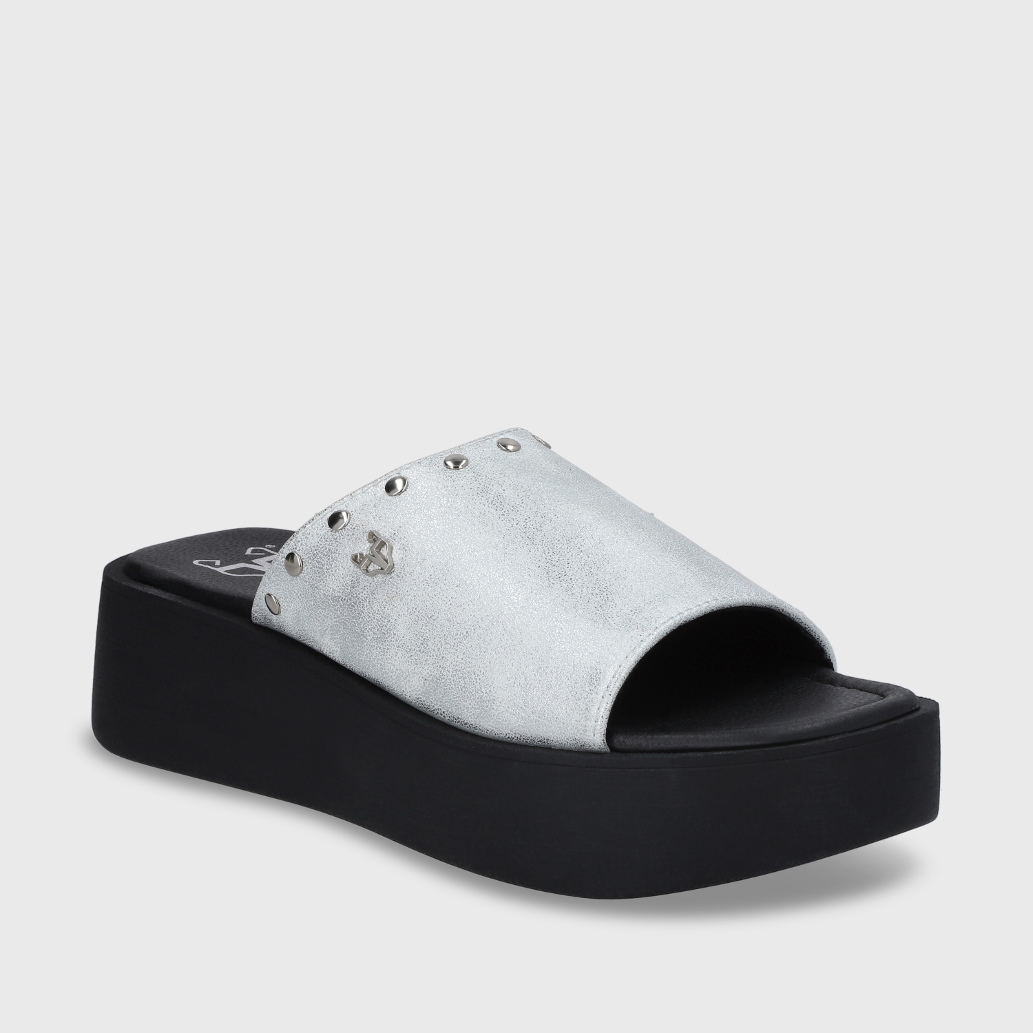 SANDALIA PLATAFORMA MUJER GOTTA PLATEADO 53730 - 3