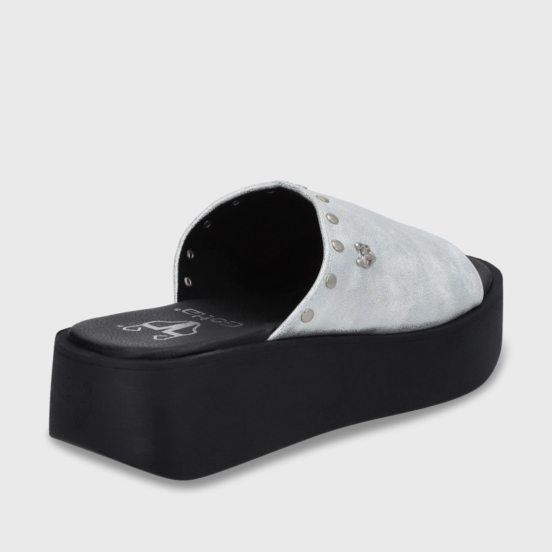 SANDALIA PLATAFORMA MUJER GOTTA PLATEADO 53730 - 6