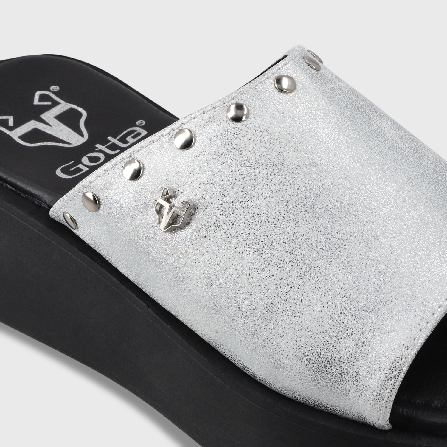 SANDALIA PLATAFORMA MUJER GOTTA PLATEADO 53730 - 7
