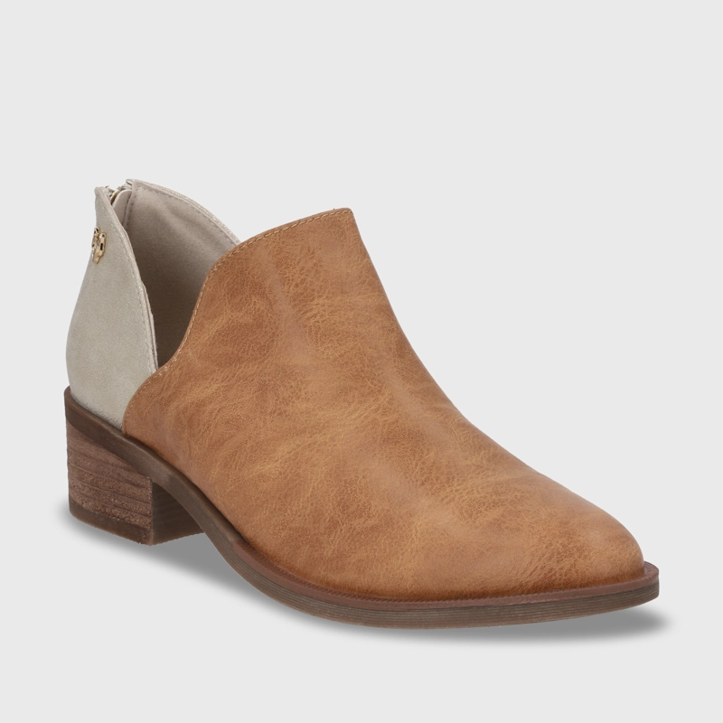 ZAPATO TACO CAMEL MUJER 43108 - 3