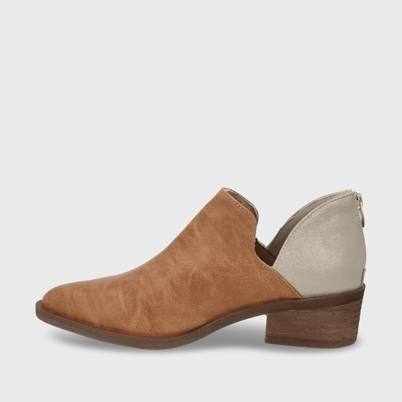 ZAPATO TACO CAMEL MUJER 43108 - 5