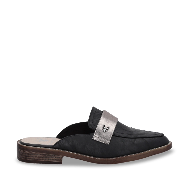 PUNTILLA PLANA NEGRA MUJER 17569 - 1