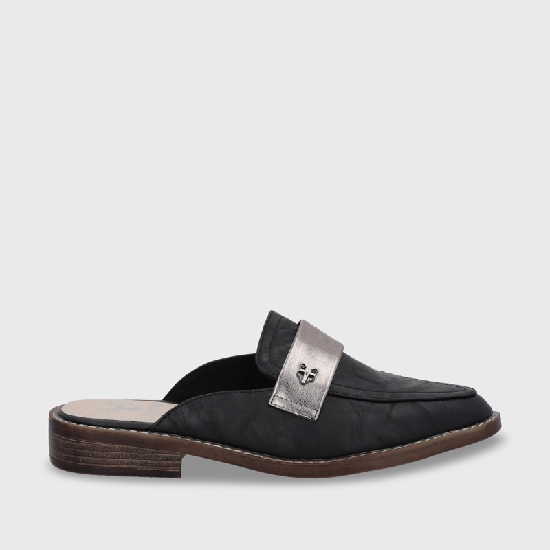 PUNTILLA PLANA NEGRA MUJER 17569 - 2