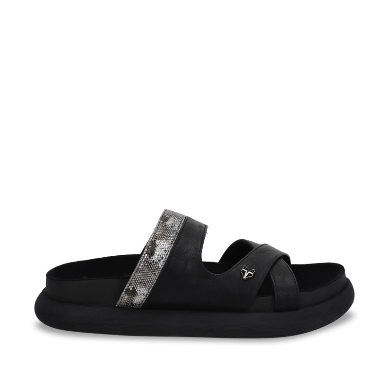 SANDALIA PLANO MUJER GOTTA NEGRO 53700 - 1