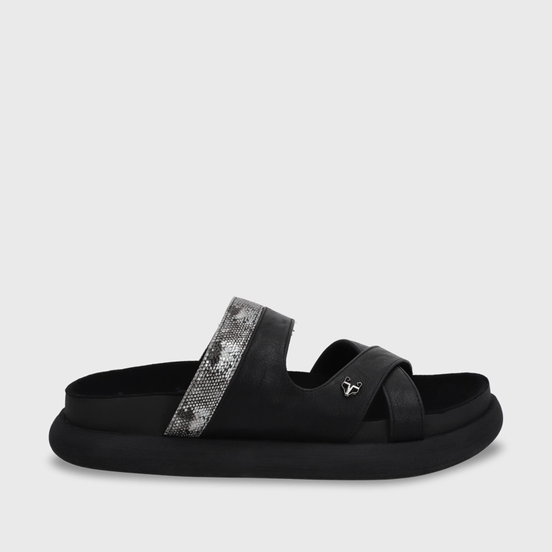 SANDALIA PLANO MUJER GOTTA NEGRO 53700 - 2