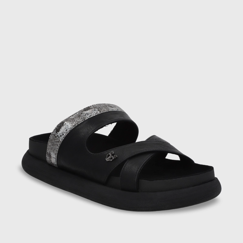 SANDALIA PLANO MUJER GOTTA NEGRO 53700 - 3