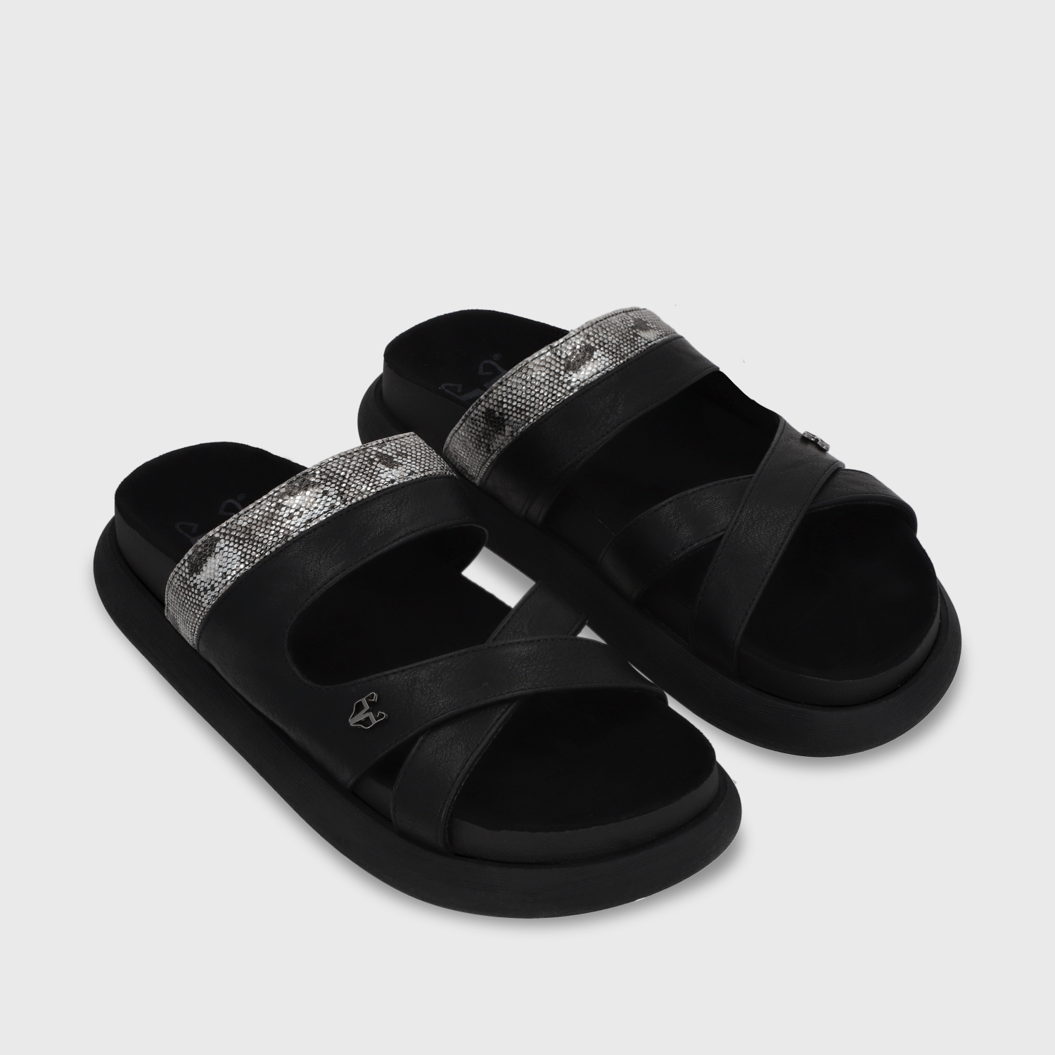 SANDALIA PLANO MUJER GOTTA NEGRO 53700 - 4