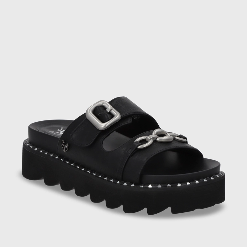 SANDALIA PLANA MUJER GOTTA NEGRA 1573D - 3