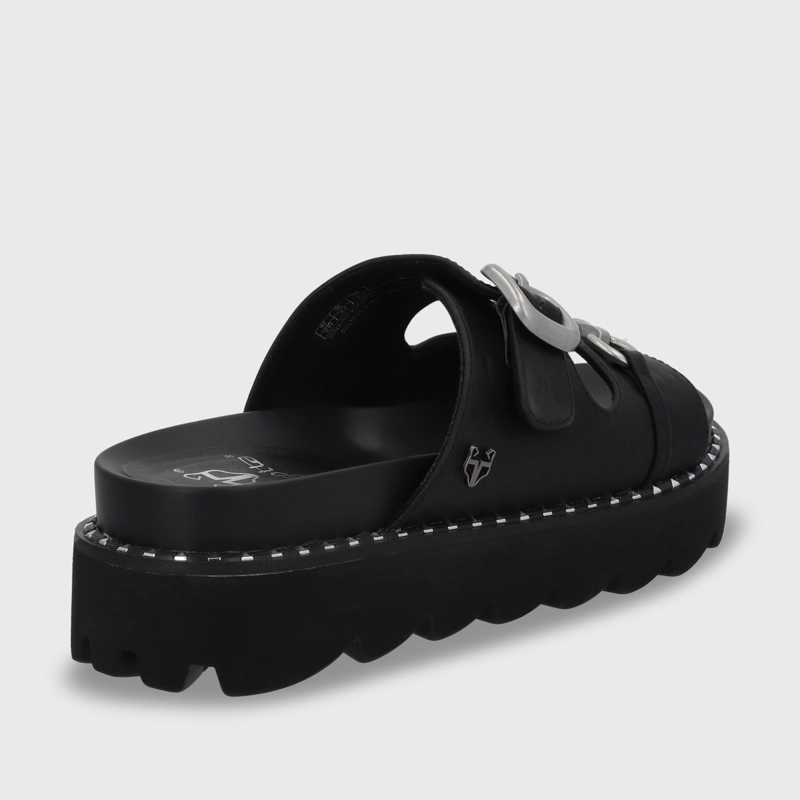 SANDALIA PLANA MUJER GOTTA NEGRA 1573D - 6