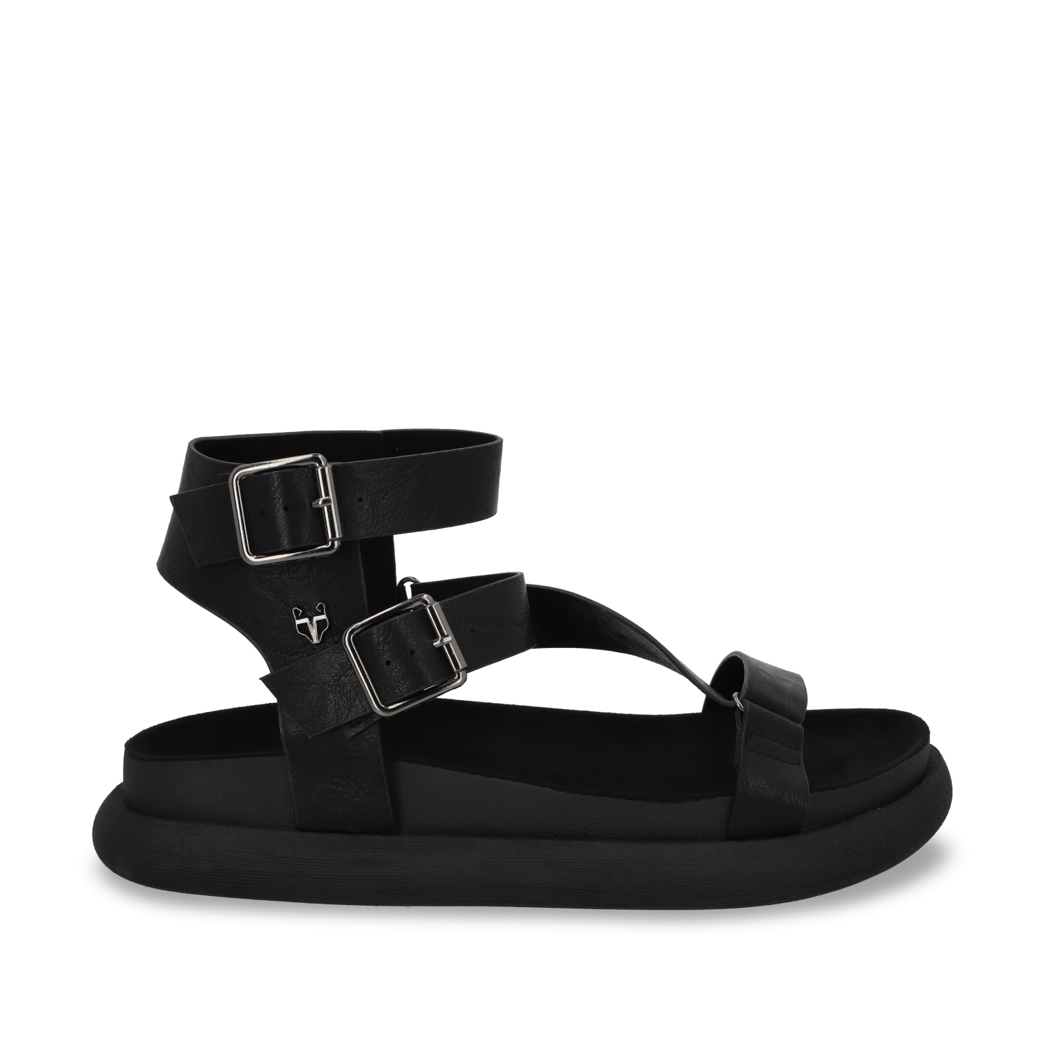 SANDALIA PLANO MUJER GOTTA NEGRO 53702 - 1