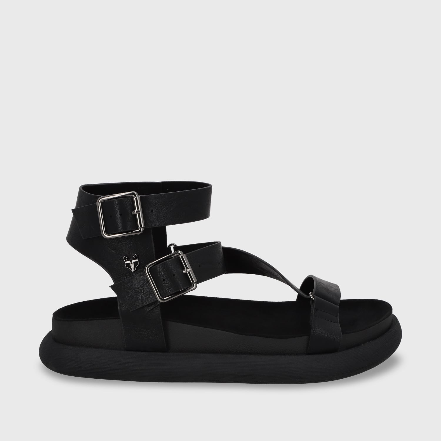 SANDALIA PLANO MUJER GOTTA NEGRO 53702 - 2