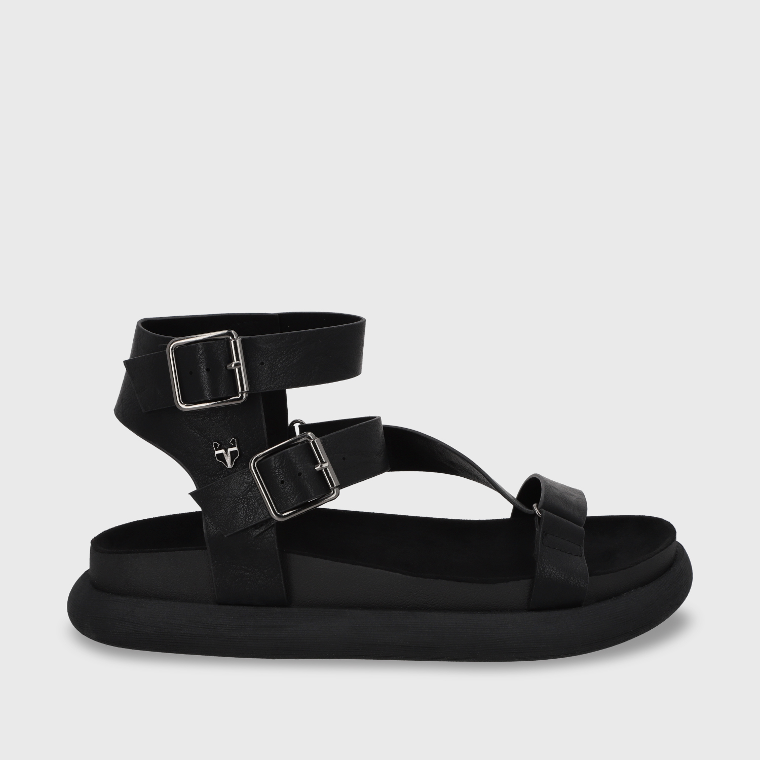 SANDALIA PLANO MUJER GOTTA NEGRO 53702 - 2