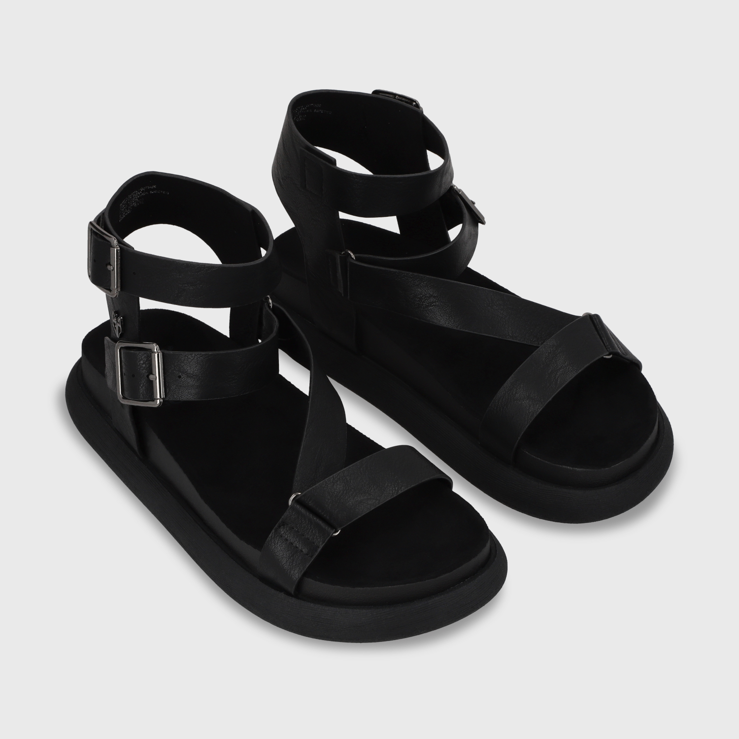 SANDALIA PLANO MUJER GOTTA NEGRO 53702 - 4
