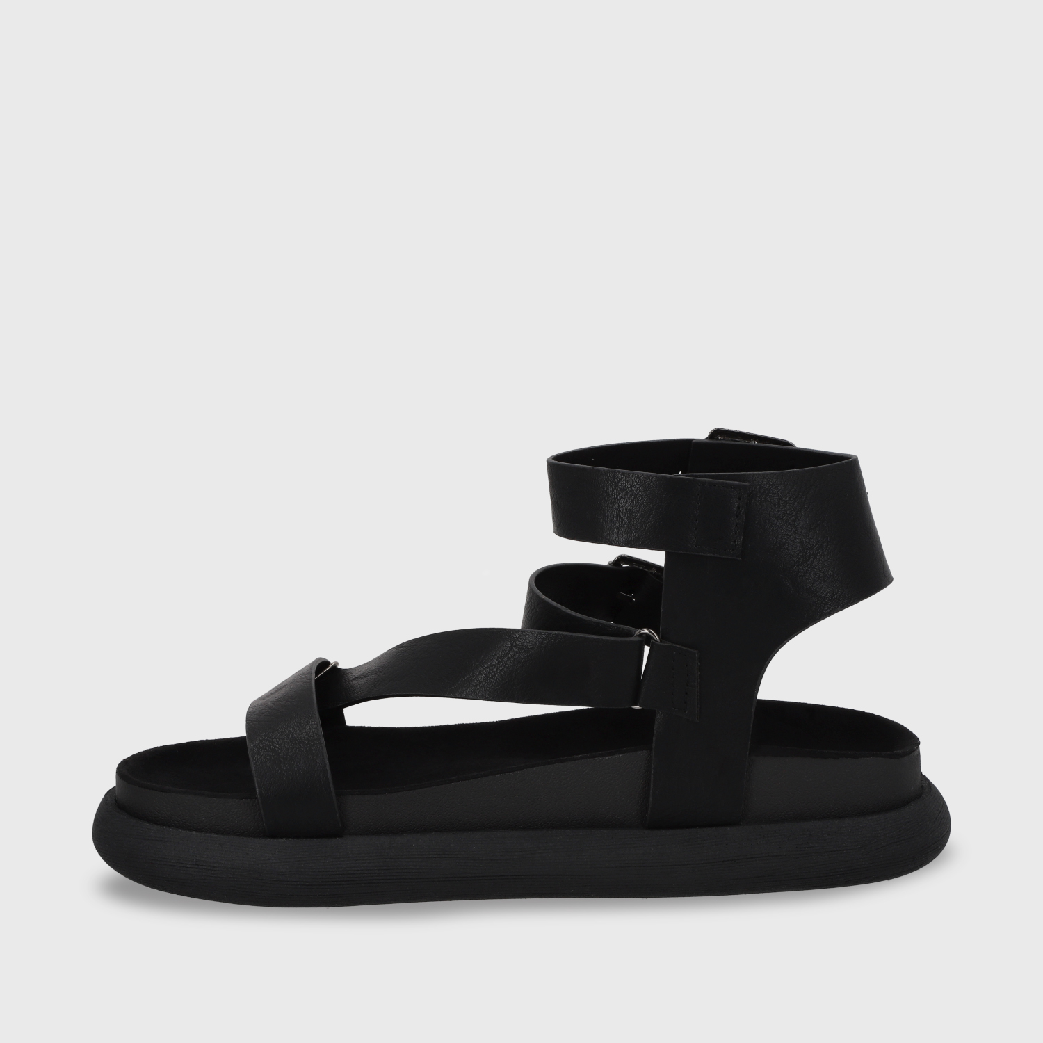 SANDALIA PLANO MUJER GOTTA NEGRO 53702 - 5