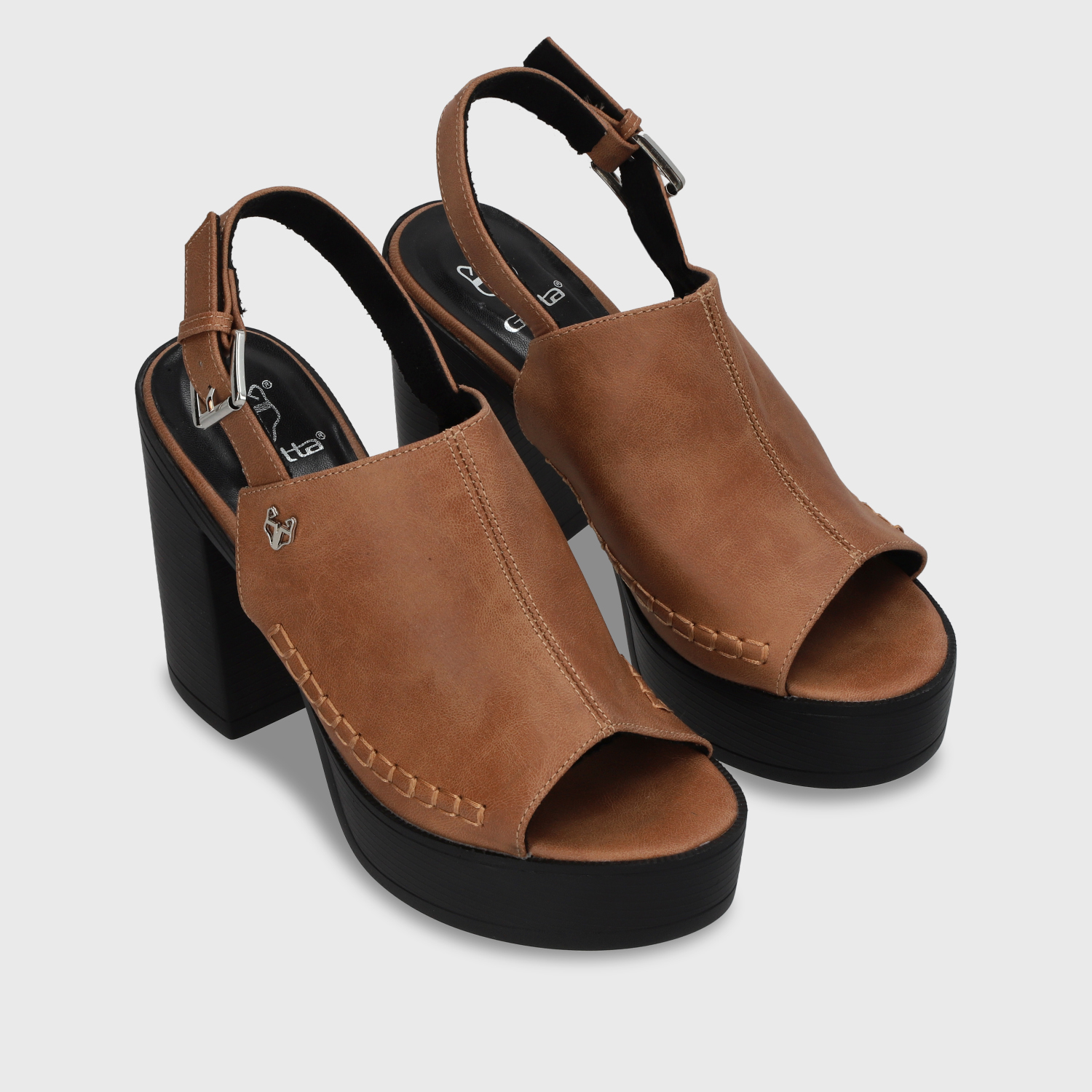 SANDALIA PLATAFORMA MUJER GOTTA CAFÉ 45962 - 4