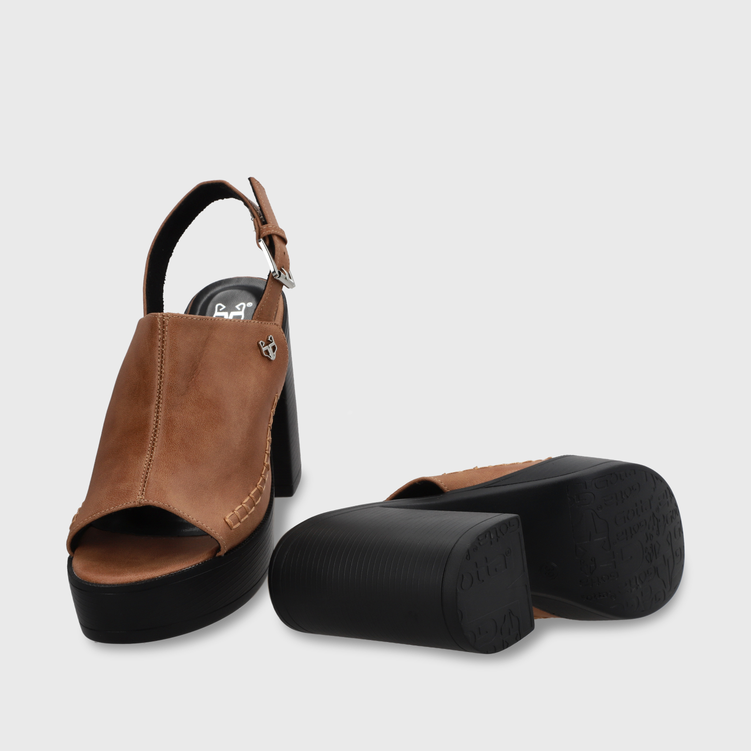 SANDALIA PLATAFORMA MUJER GOTTA CAFÉ 45962 - 8