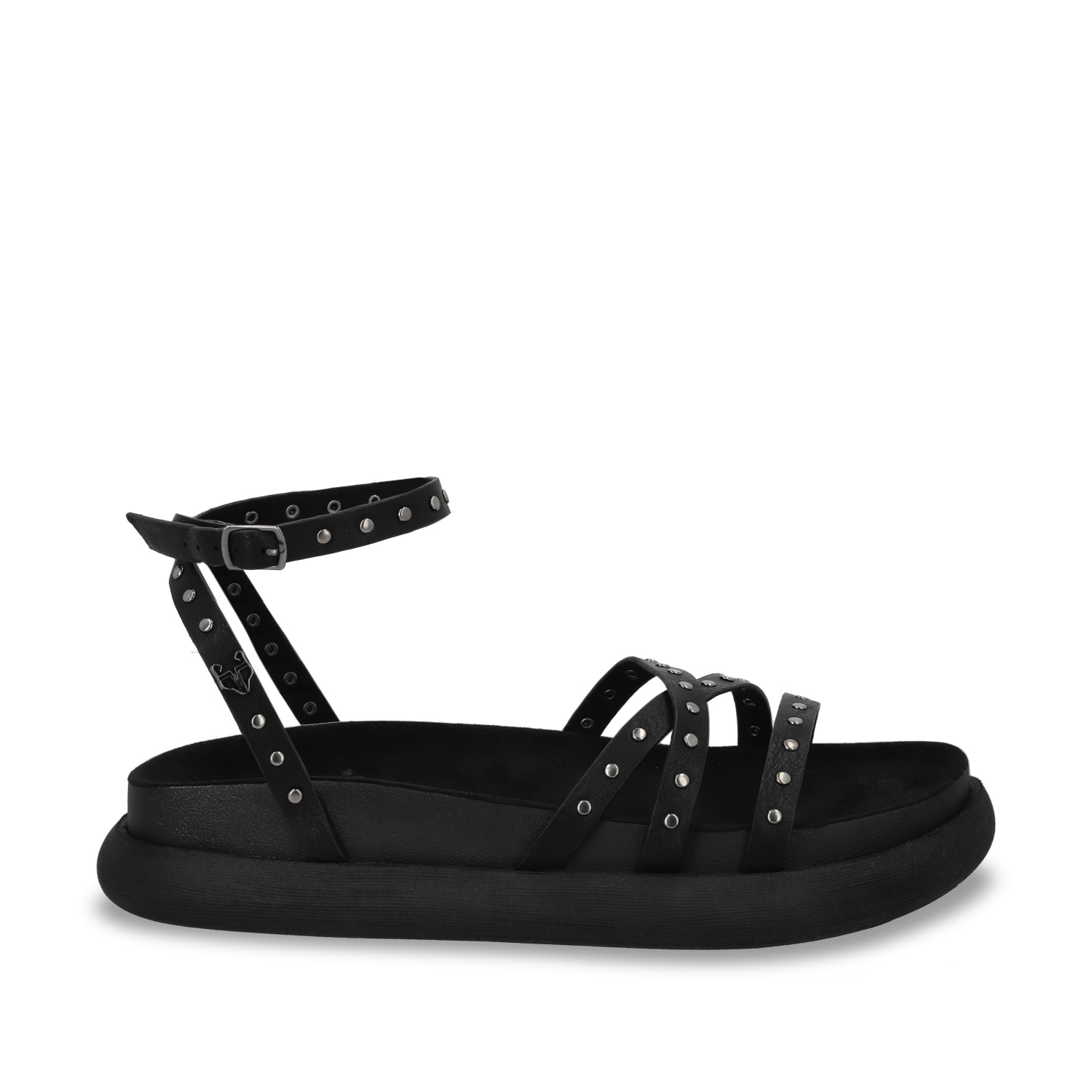 SANDALIA PLANO MUJER GOTTA NEGRO 53703 - 1