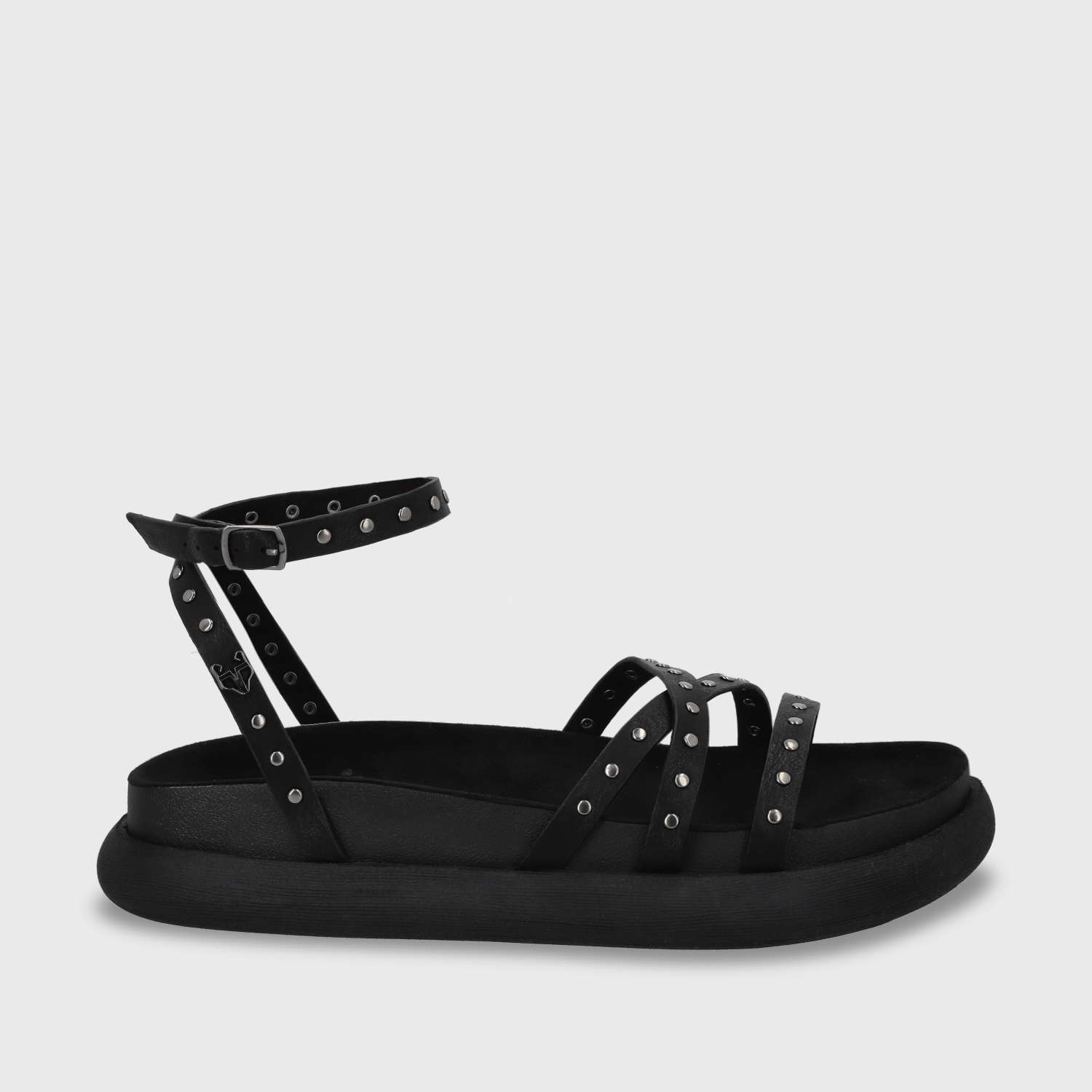 SANDALIA PLANO MUJER GOTTA NEGRO 53703 - 2